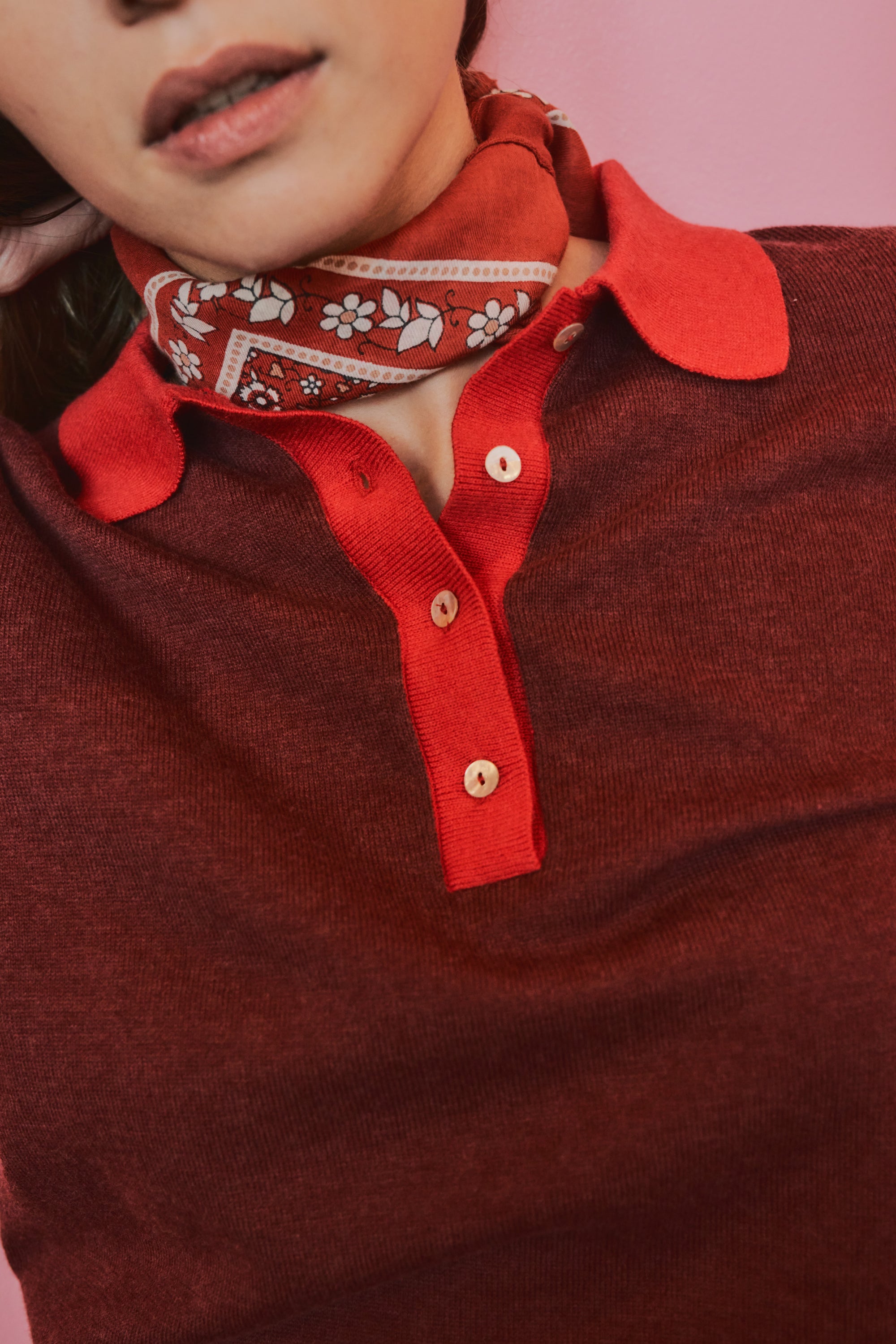 Jersey Mía Burgundy