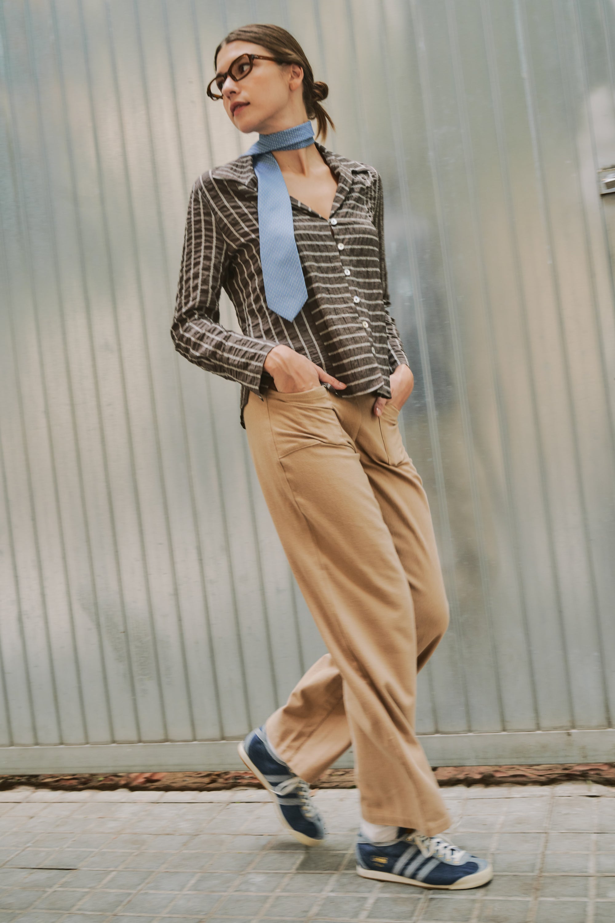 Blusa Mencía Chocolate