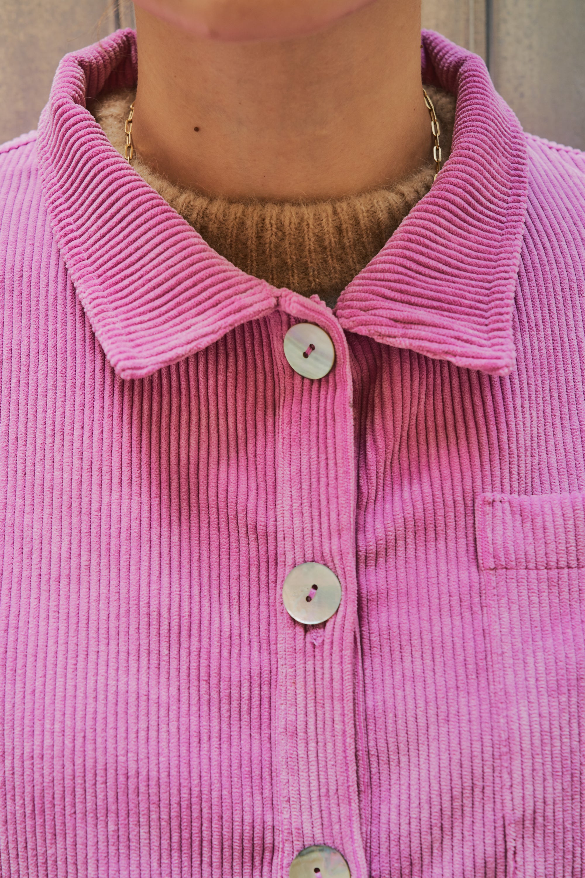 Sobrecamisa Olimpia Rosa