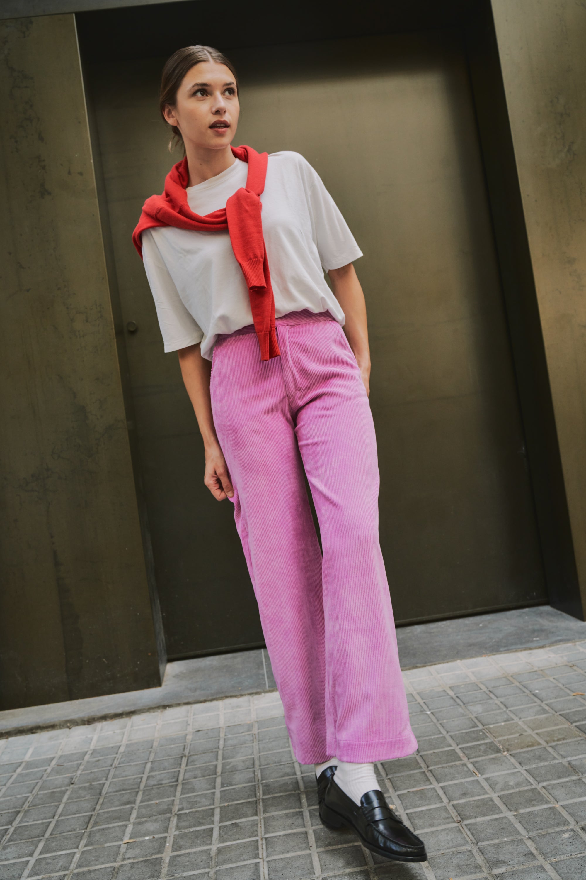 Pantalón Greta Rosa