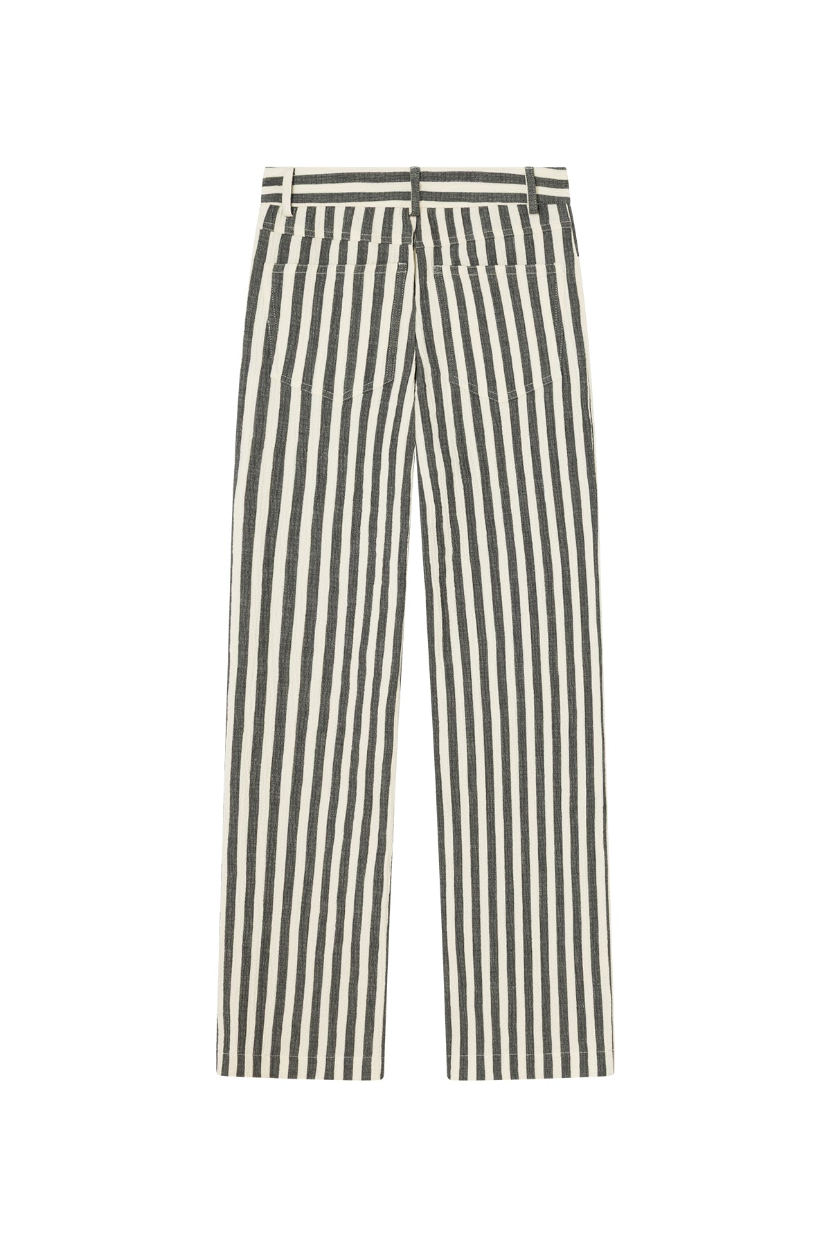 Pantalón Zoe Rayas Gris/Blanco