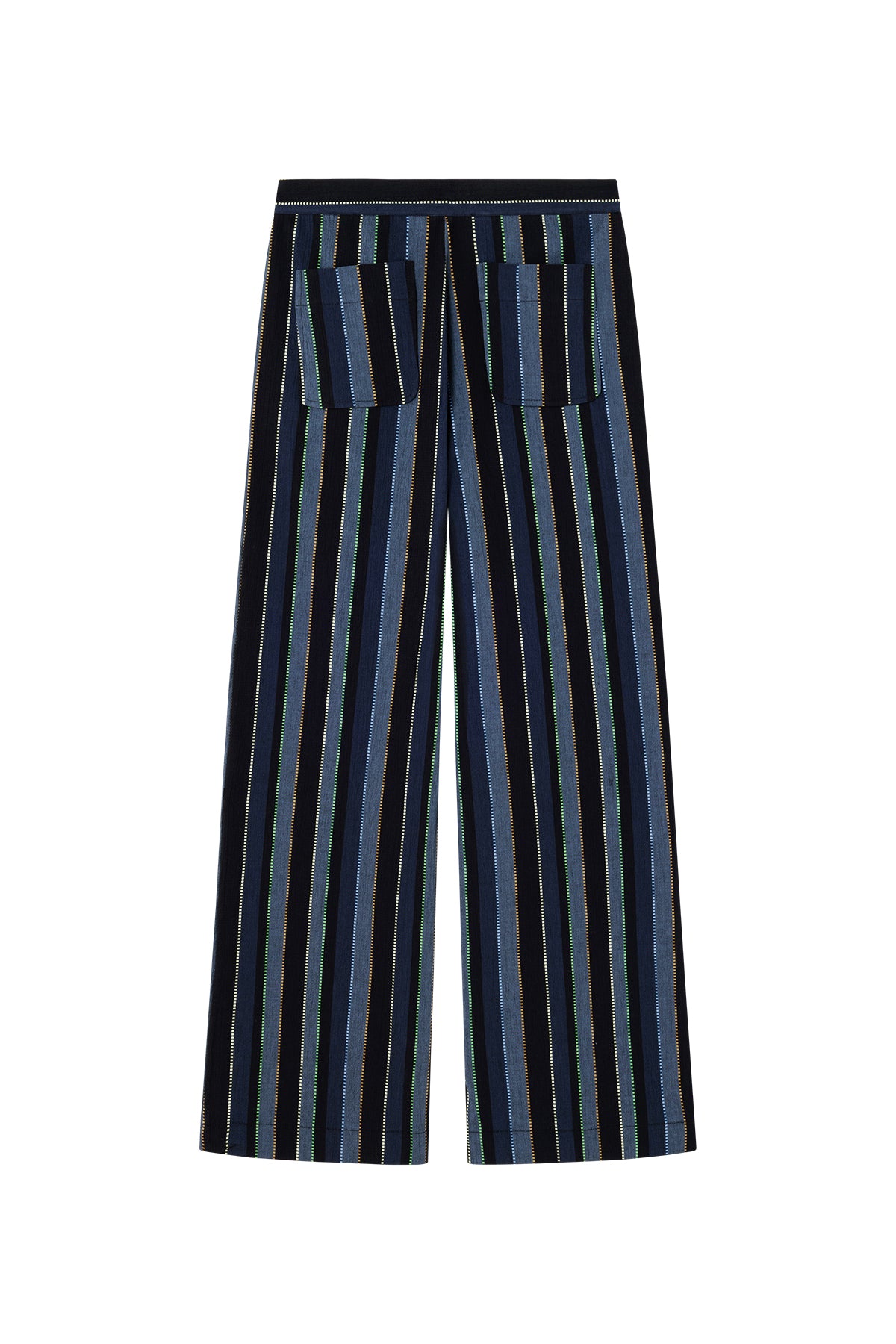 Pantalón Greta Rayas Azul