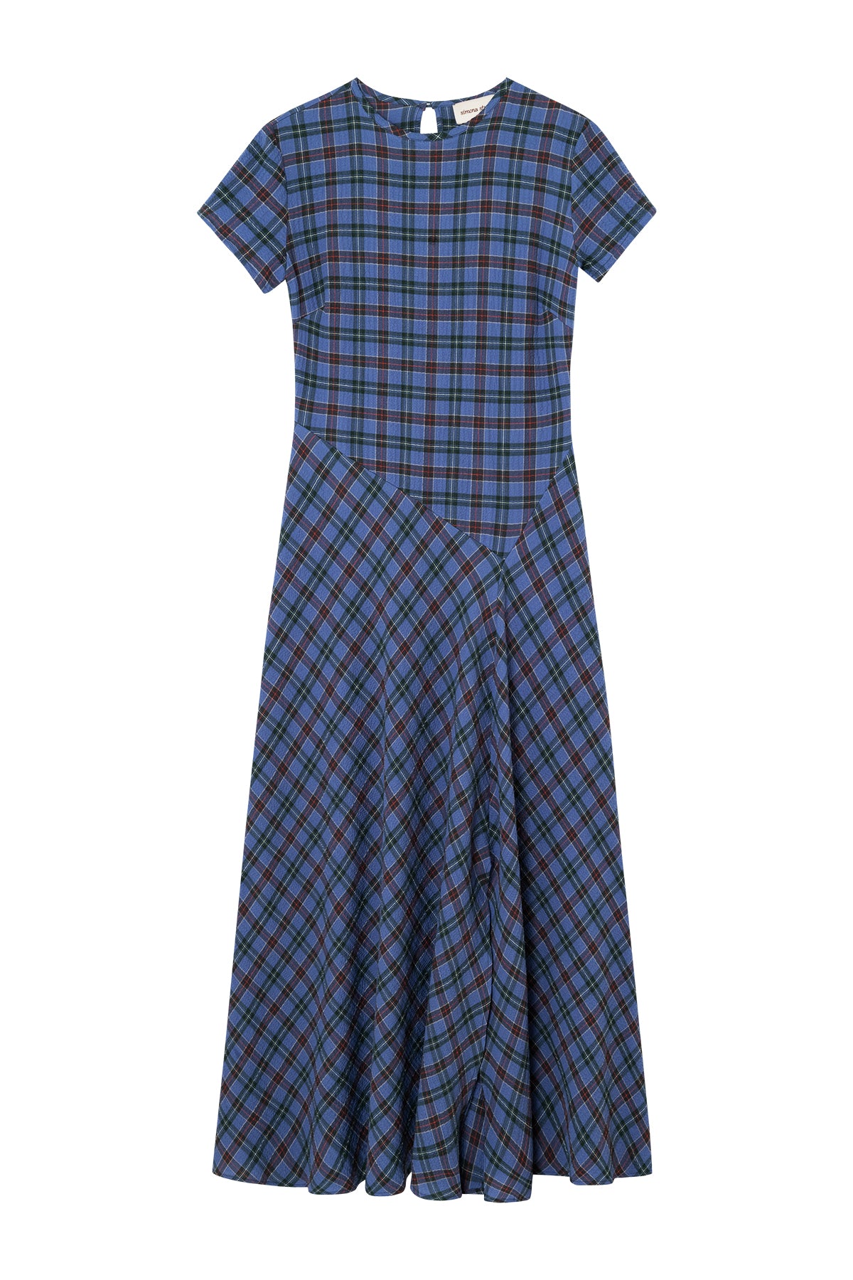 Vestido Aitana Cuadros Azules