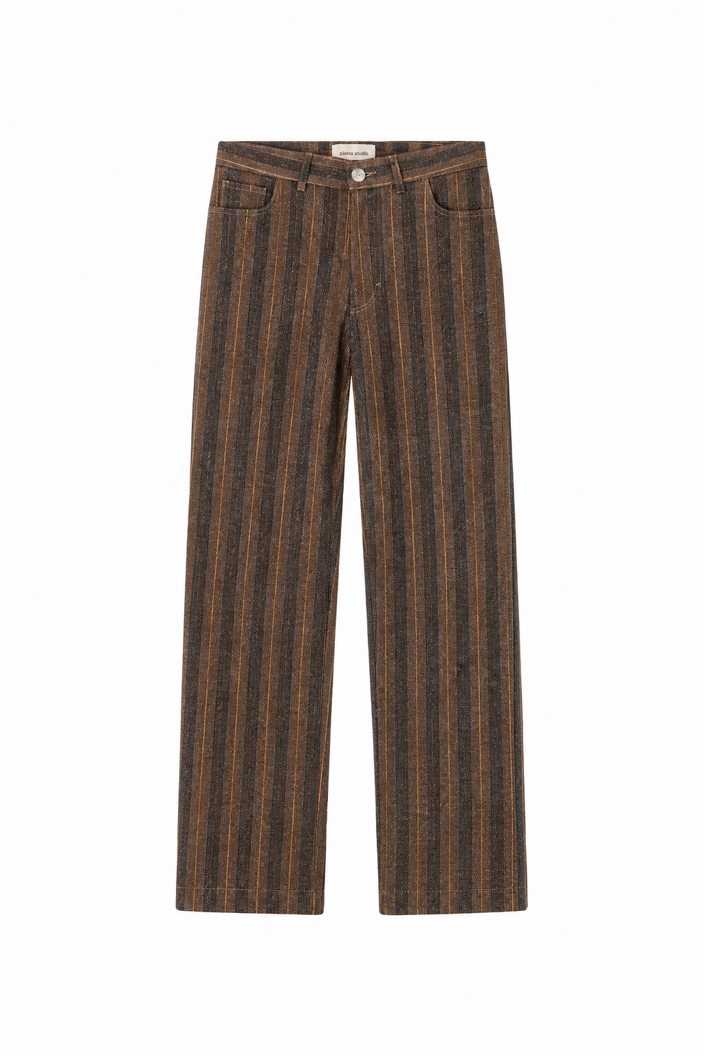Pantalón Zoe Rayas Marrón