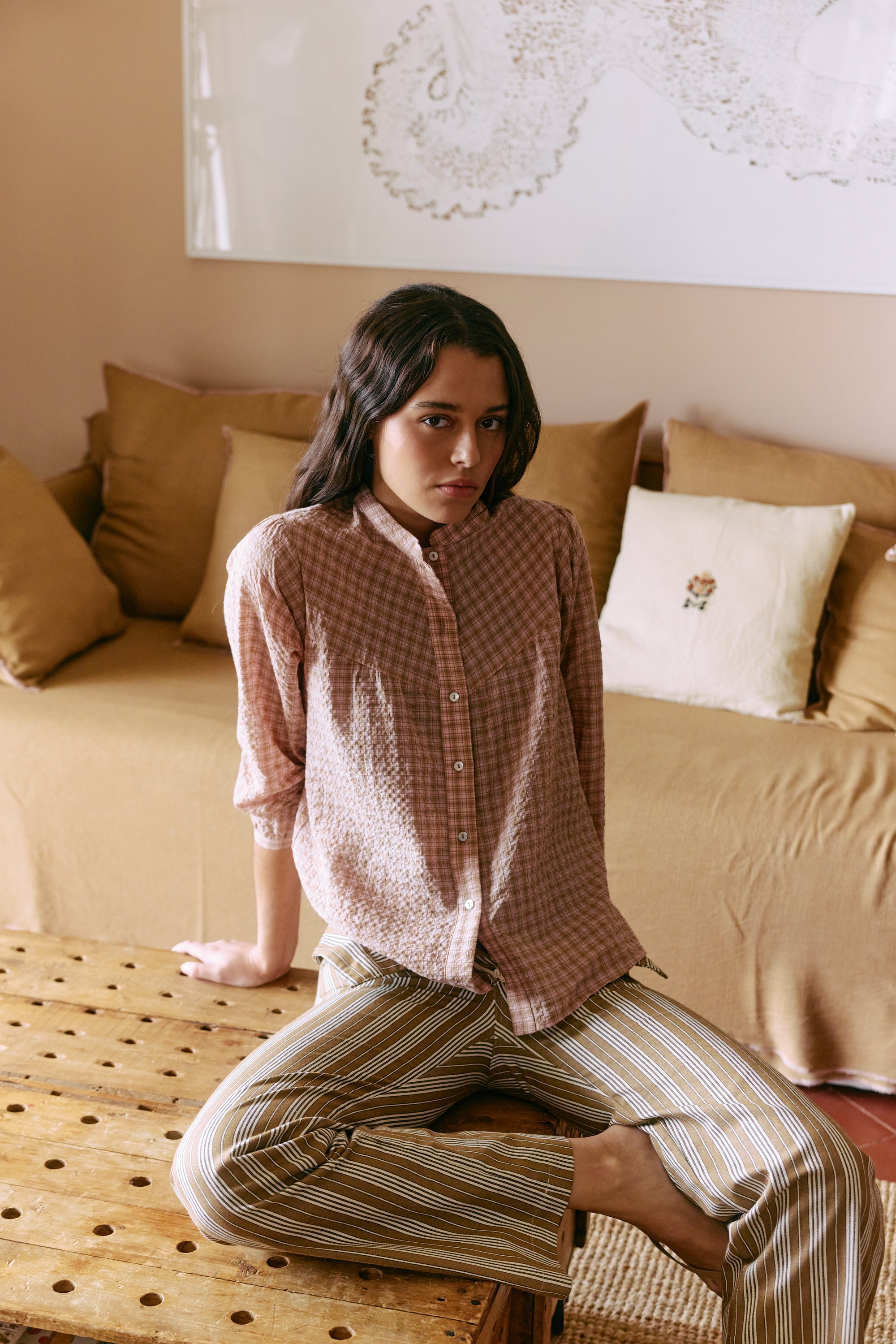 Blusa Eugenia Cuadros