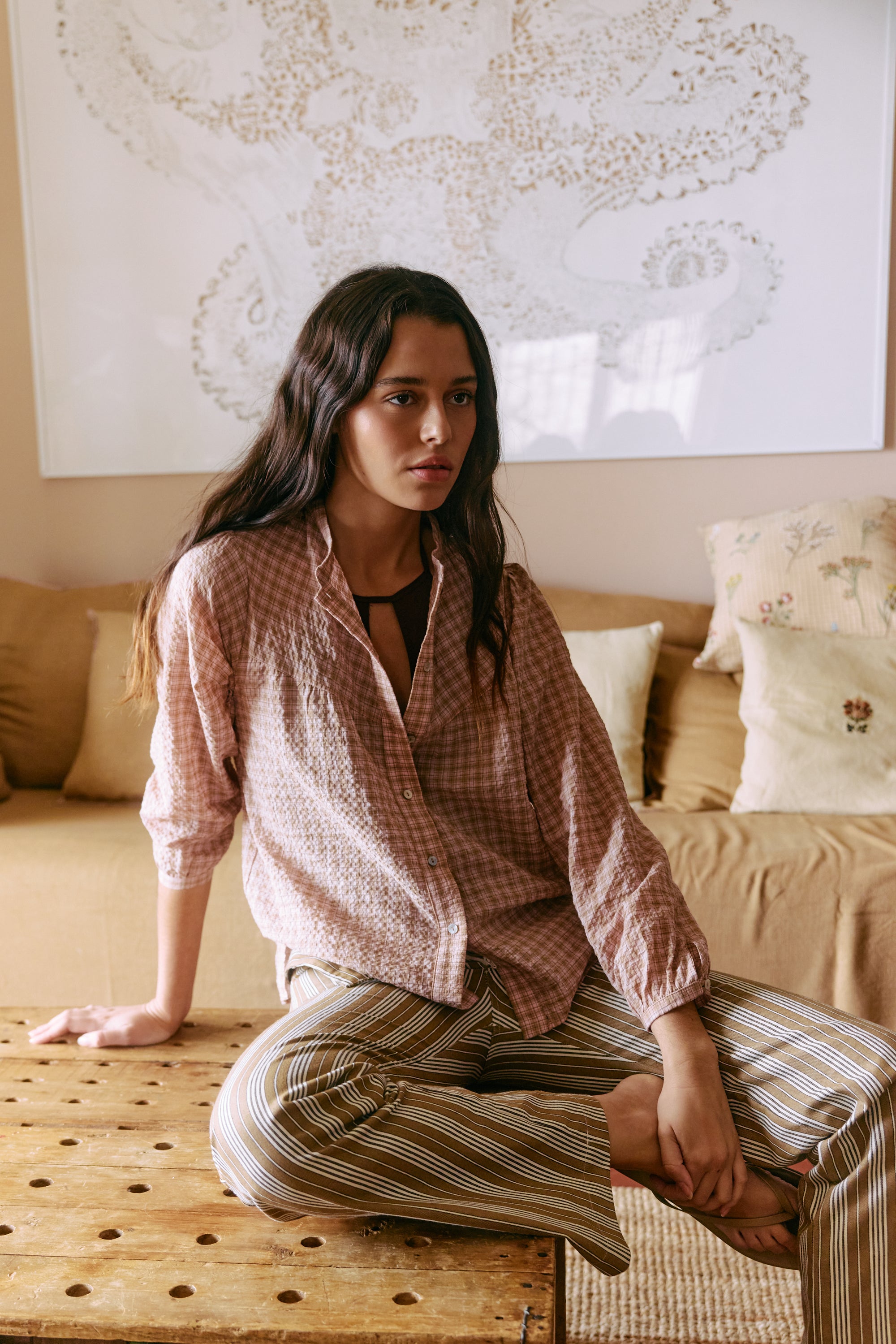 Blusa Eugenia Cuadros