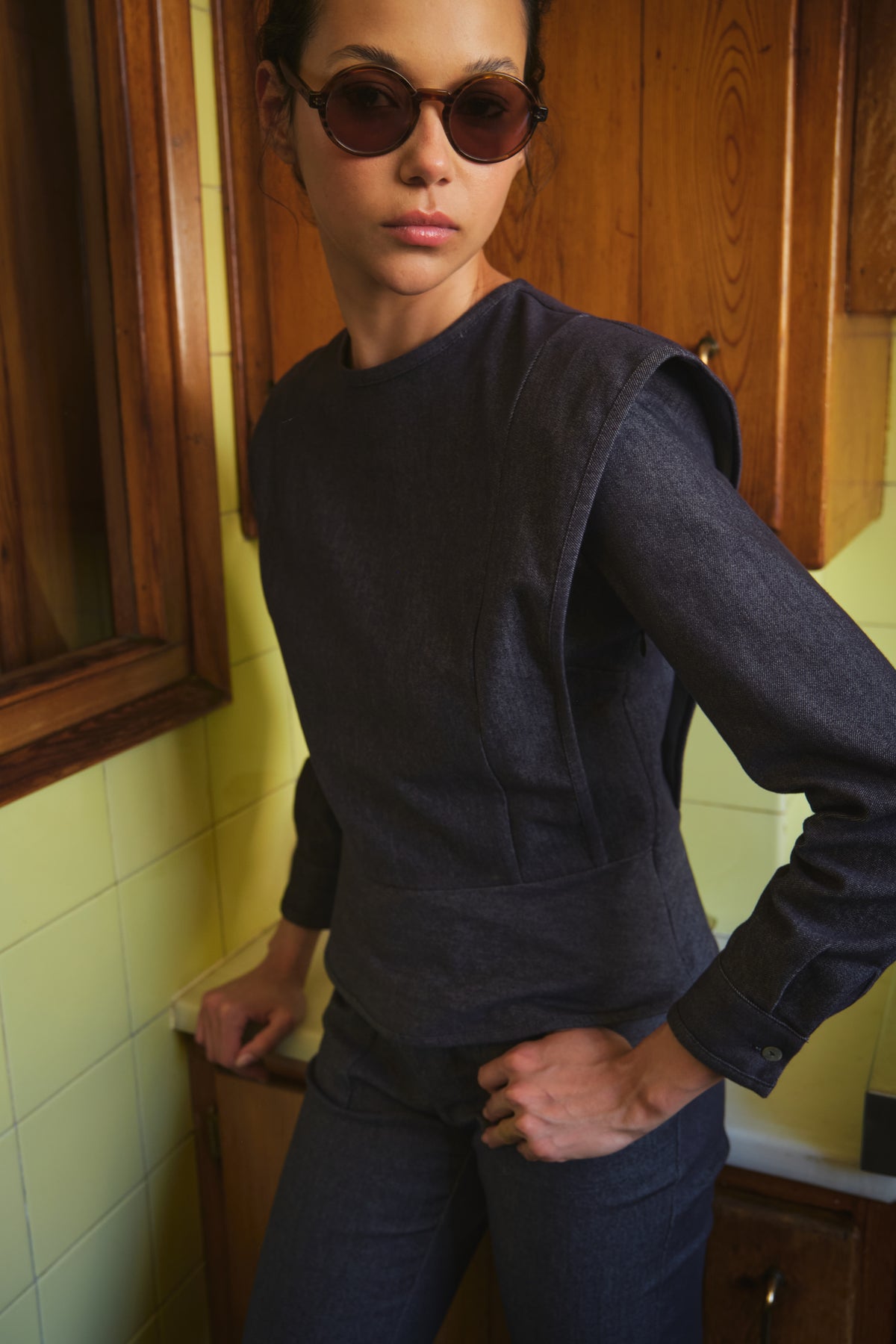 Top Blanca Denim