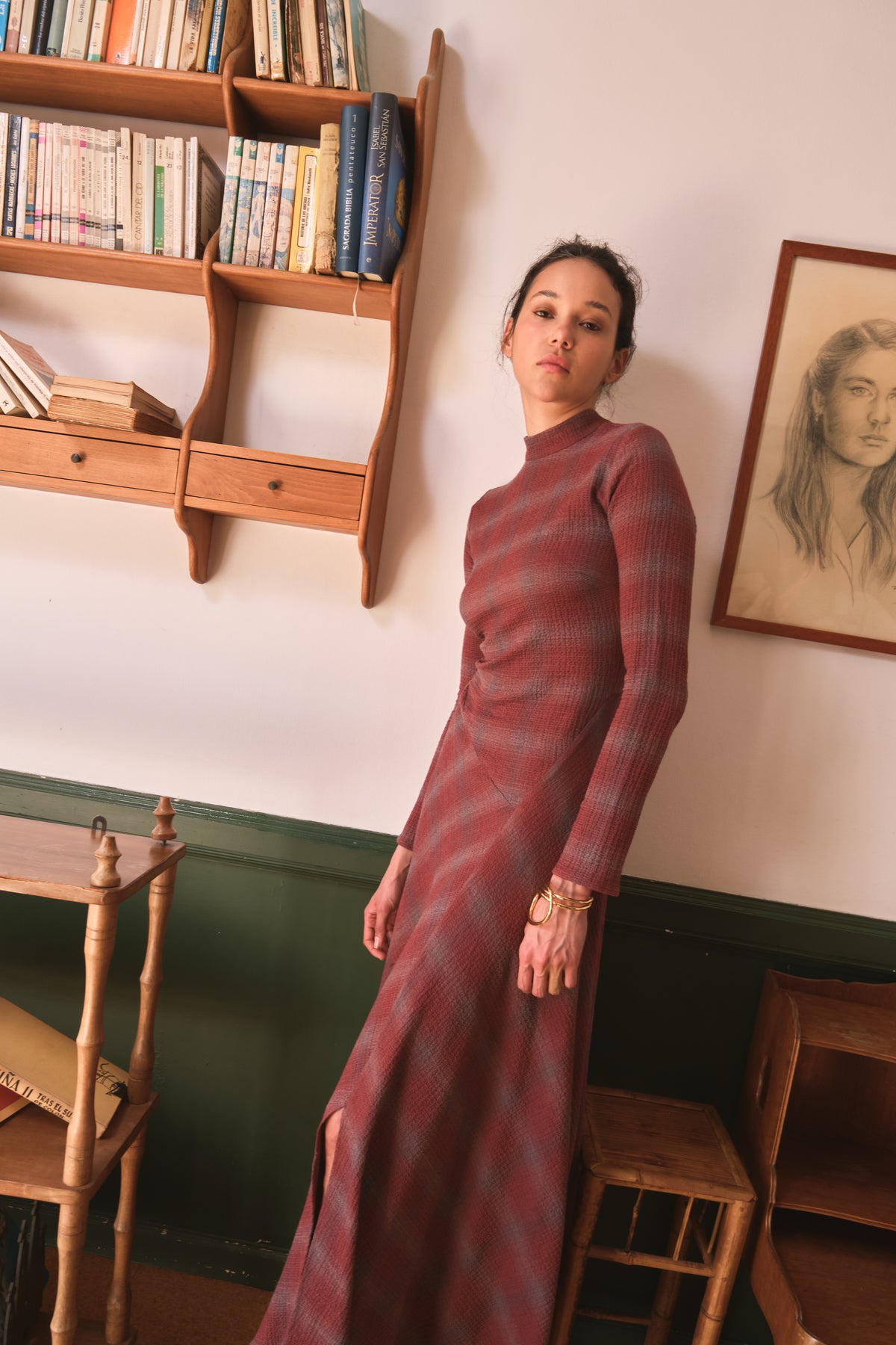 Vestido Tatiana Cuadros Burgundy