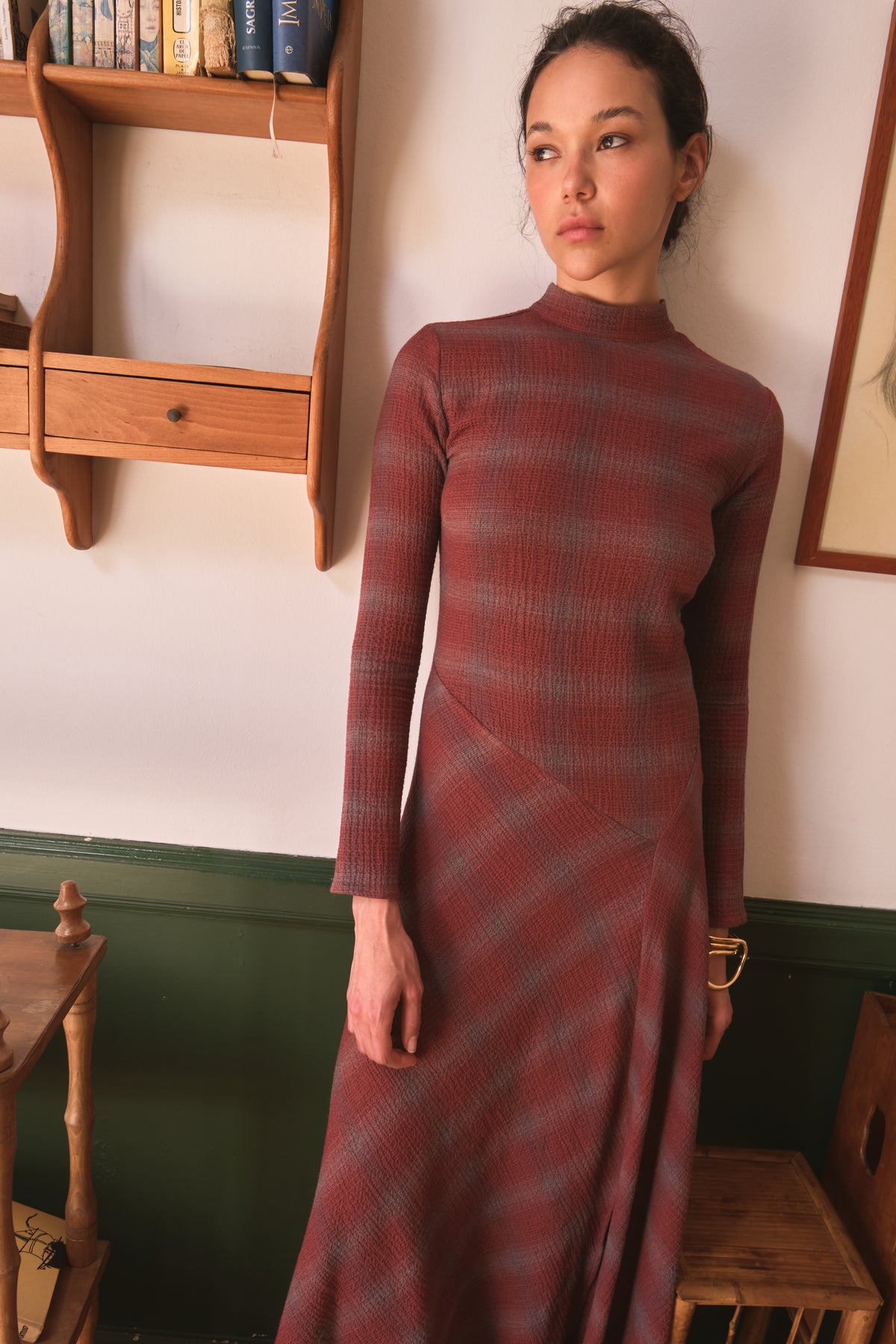 Vestido Tatiana Cuadros Burgundy