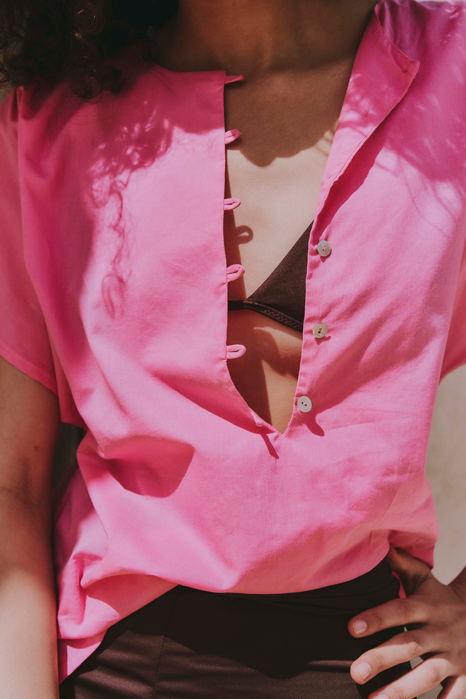 Blusa Pía Fucsia