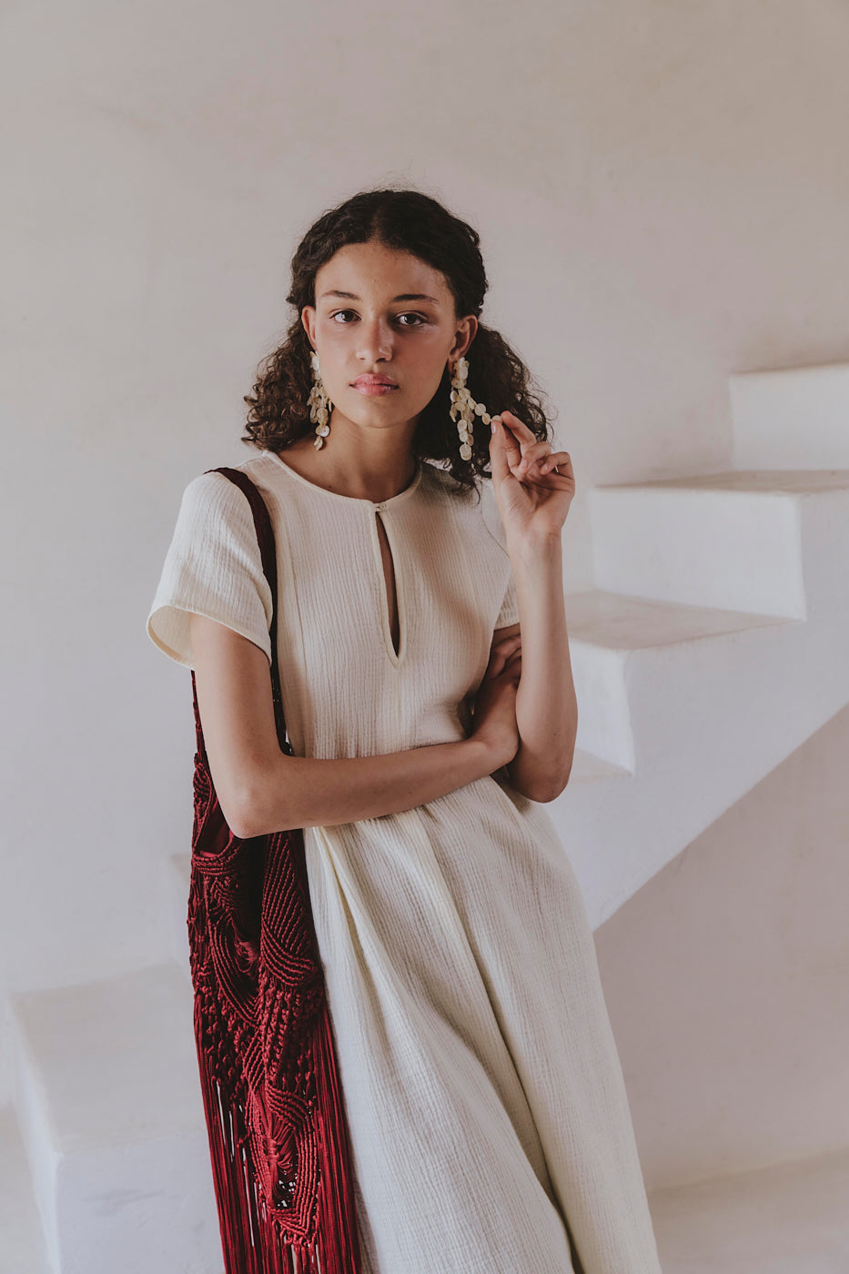 Vestido María Ecru