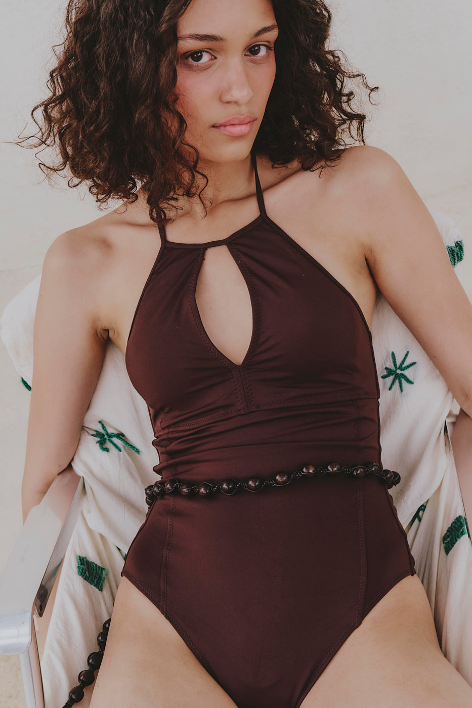 Bañador Camila Marrón