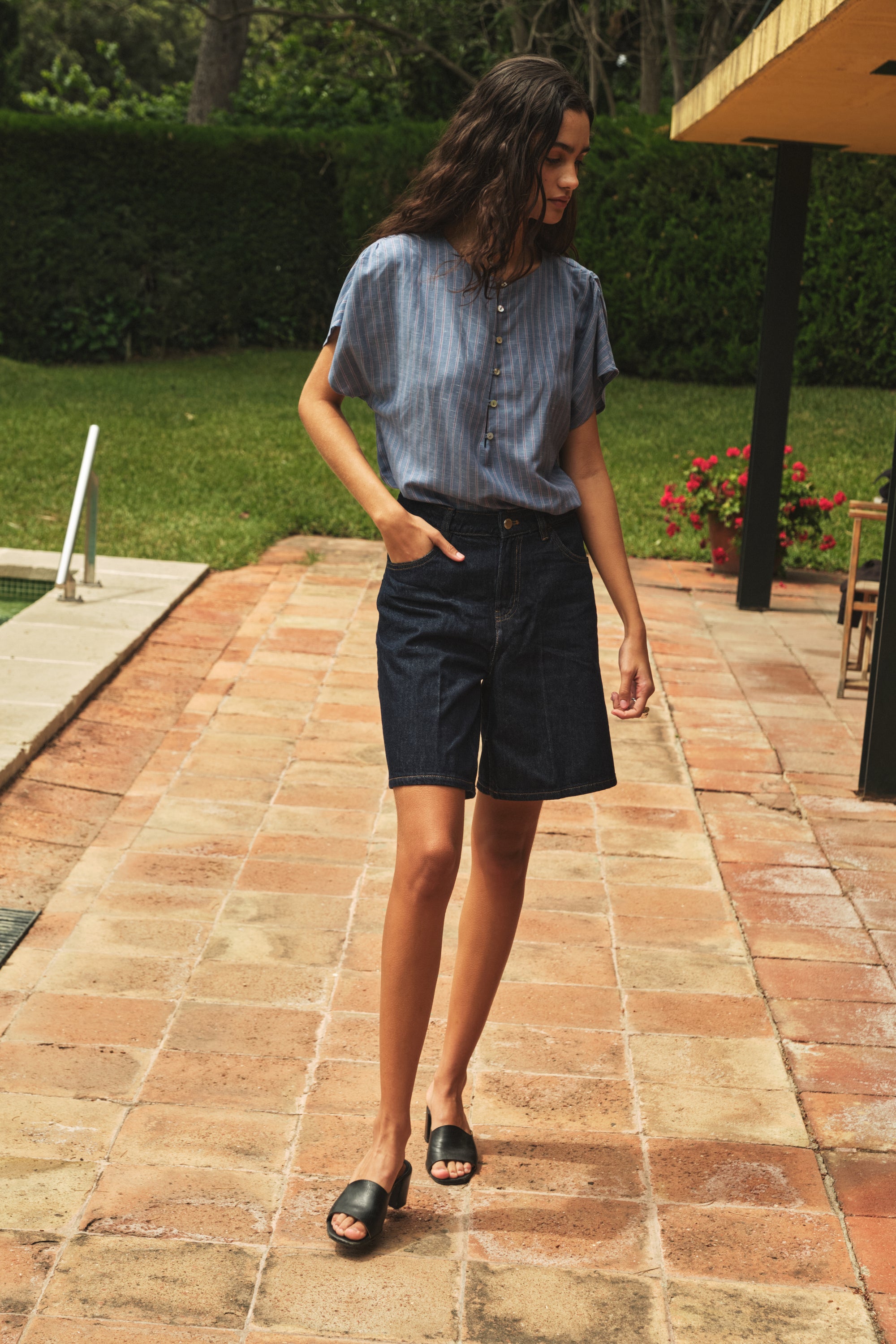Pia Striped Blouse