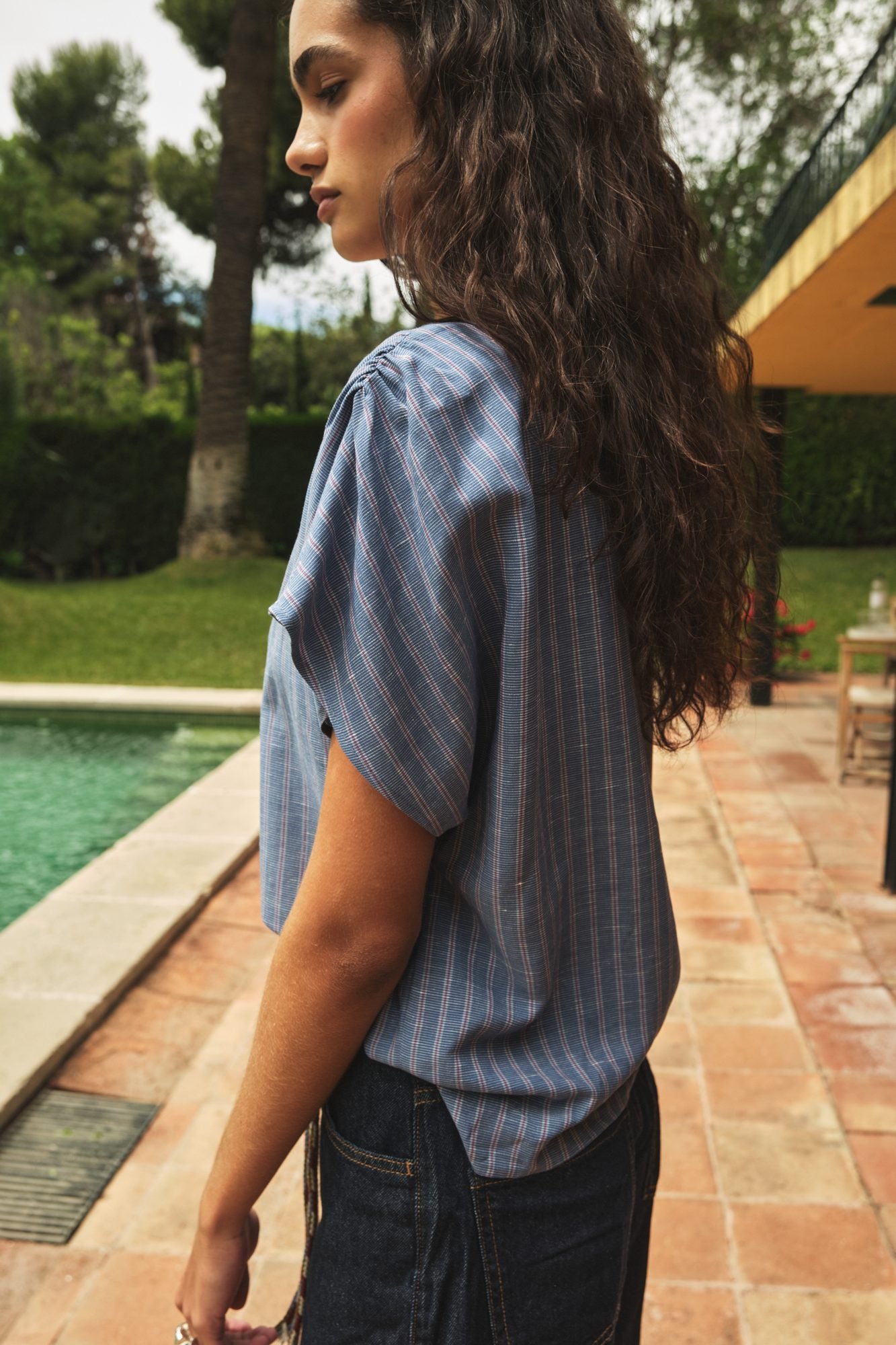 Pia Striped Blouse