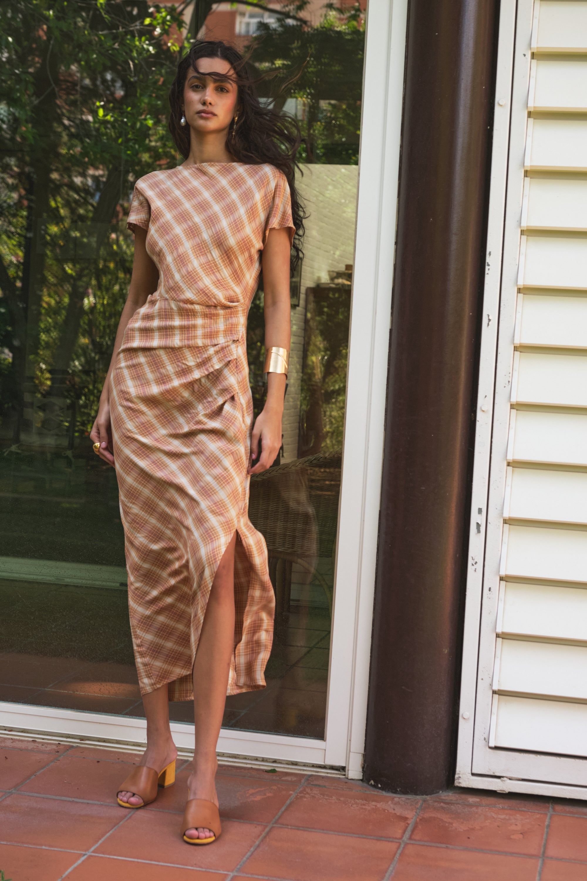 Fiona Salmon Dress