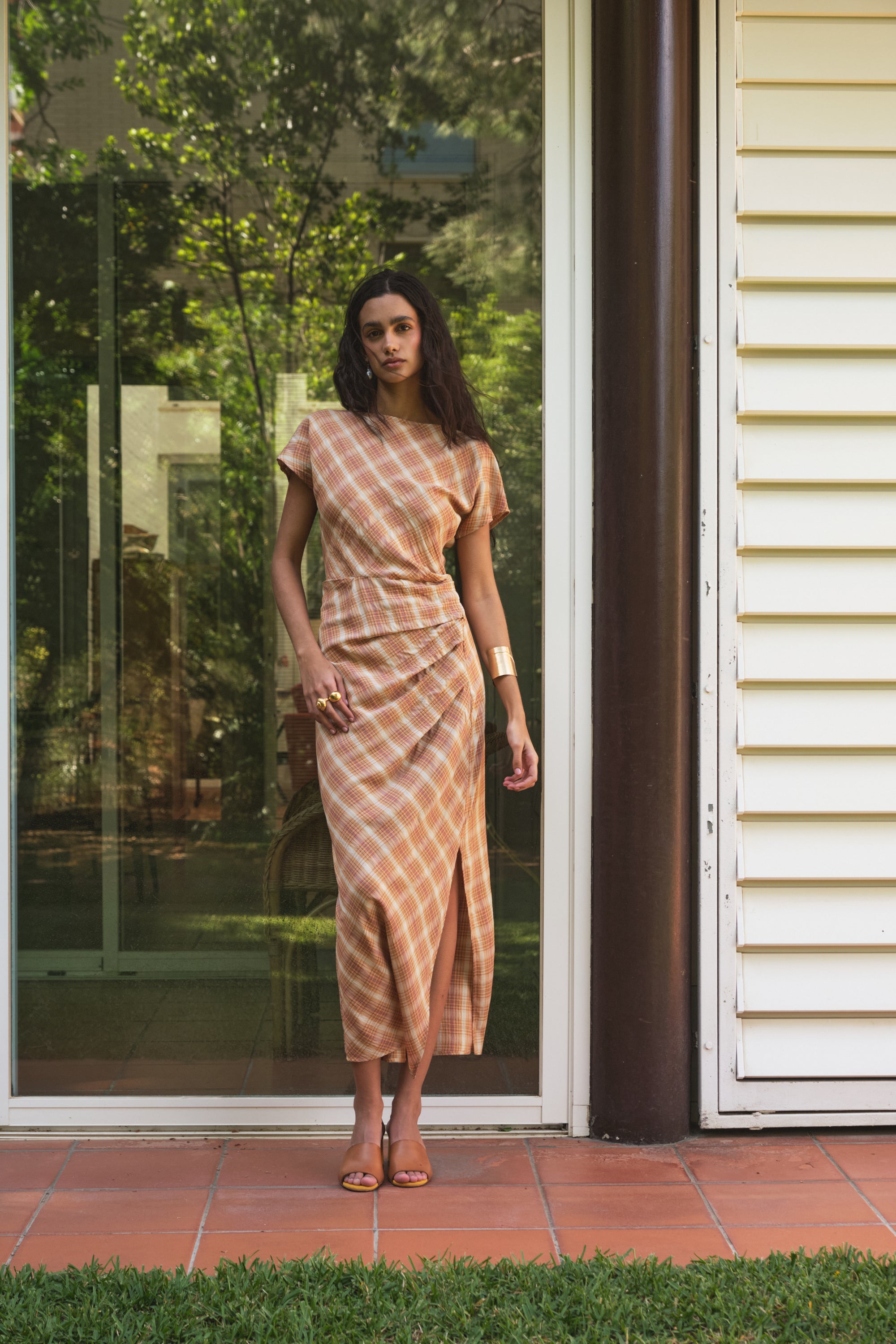 Fiona Salmon Dress