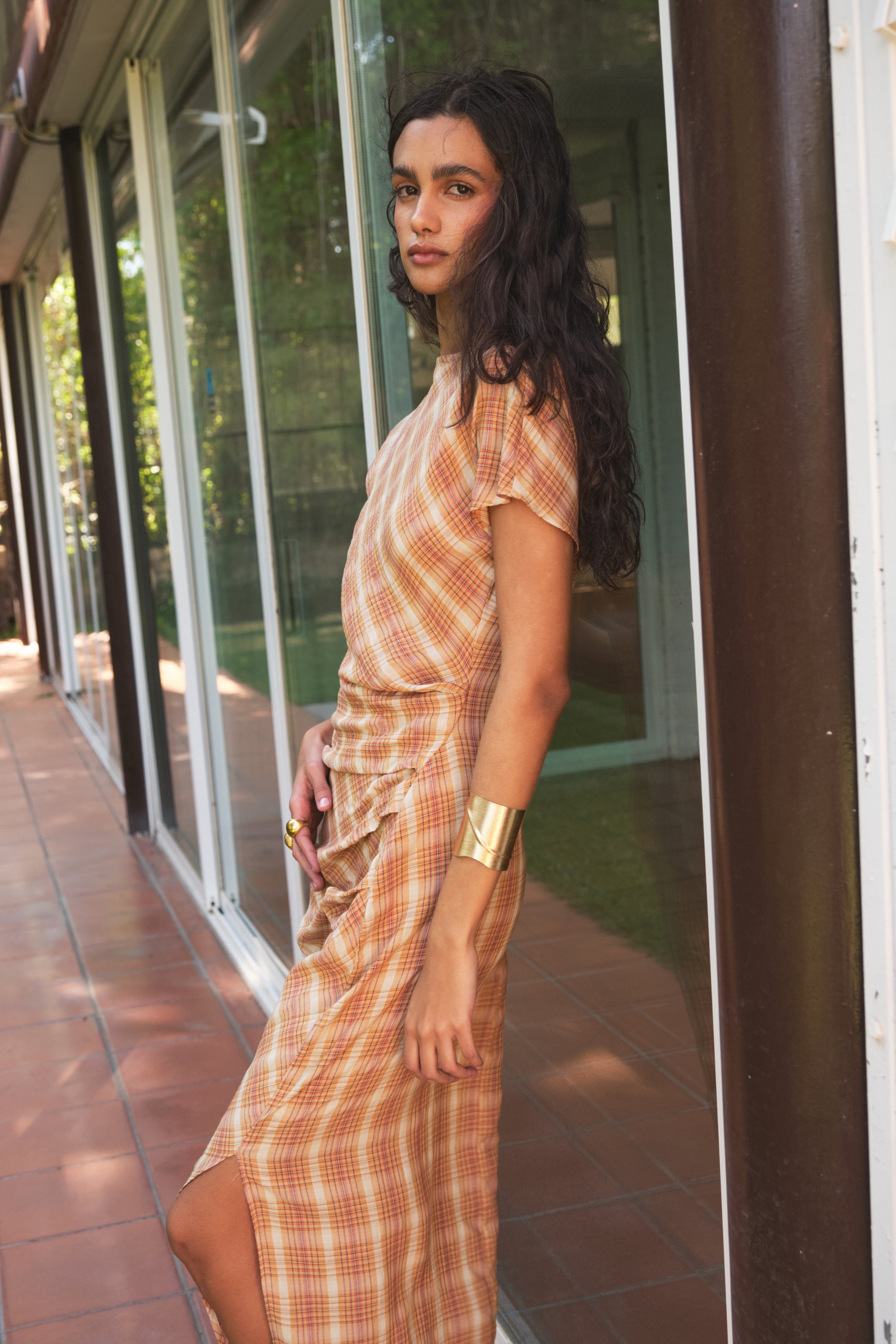Fiona Salmon Dress